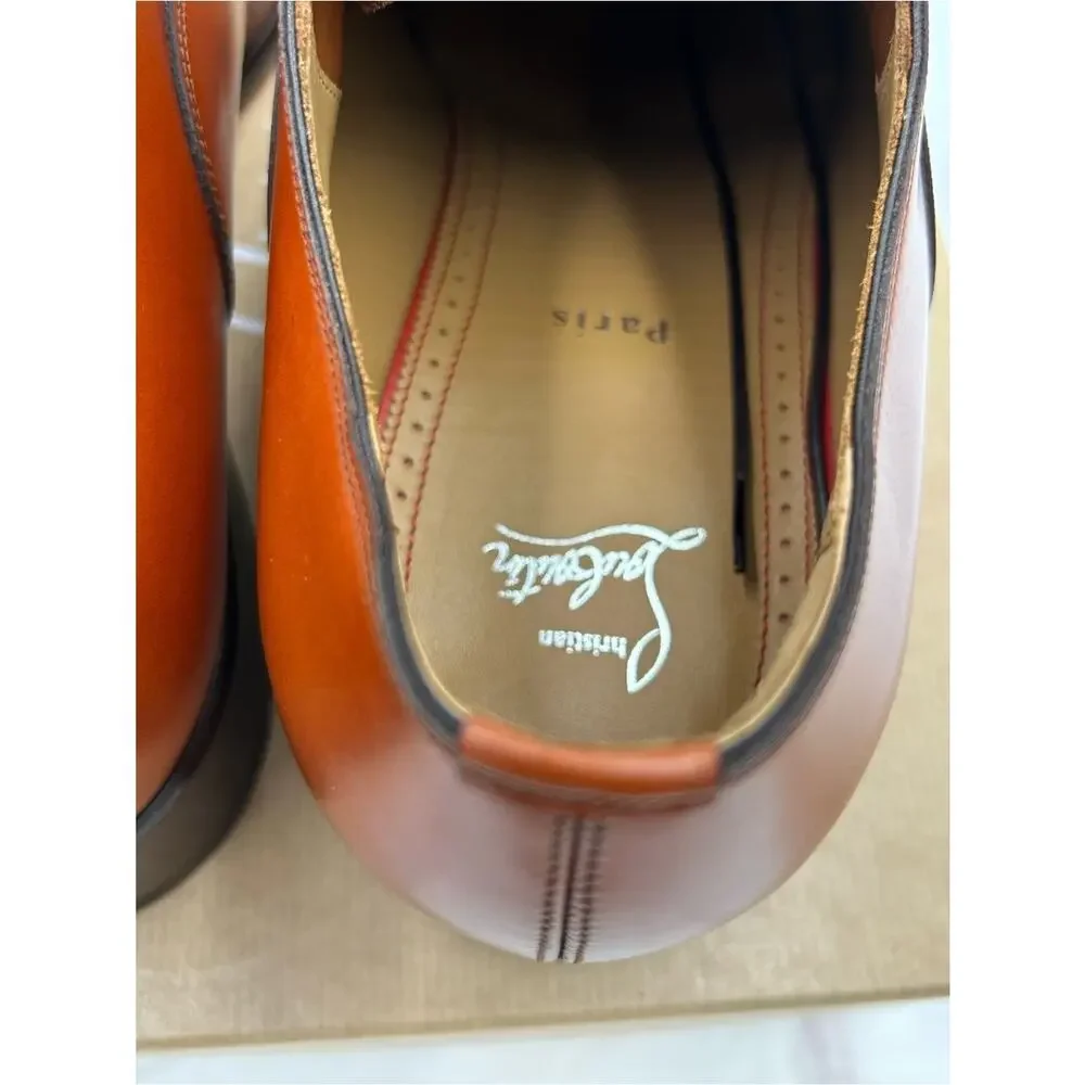 Men's Christian Louboutin Pelvis Leather, Oxford, size 46 made in Italy